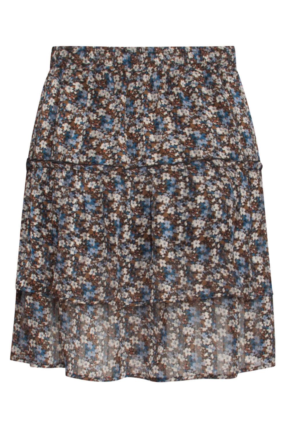 22506 Ruffle Rok Bloemenprint