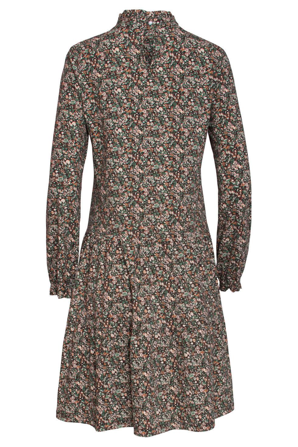 22511 Lange Mouwen Jurk Bloemprint