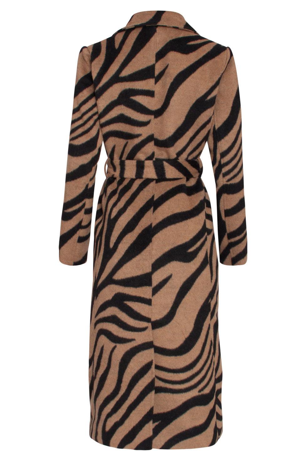 22568 Lange Jas Zebra Print