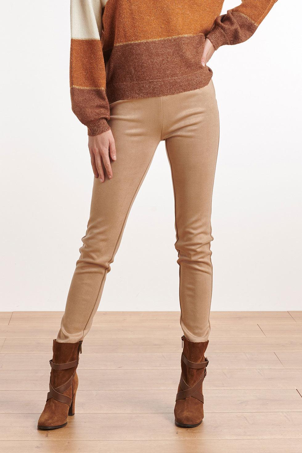 22596 Tregging Suedine Beige