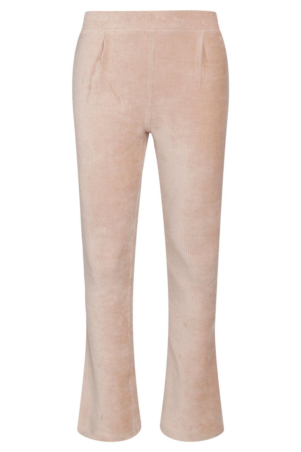 22606 Stretch Broek Rib Beige