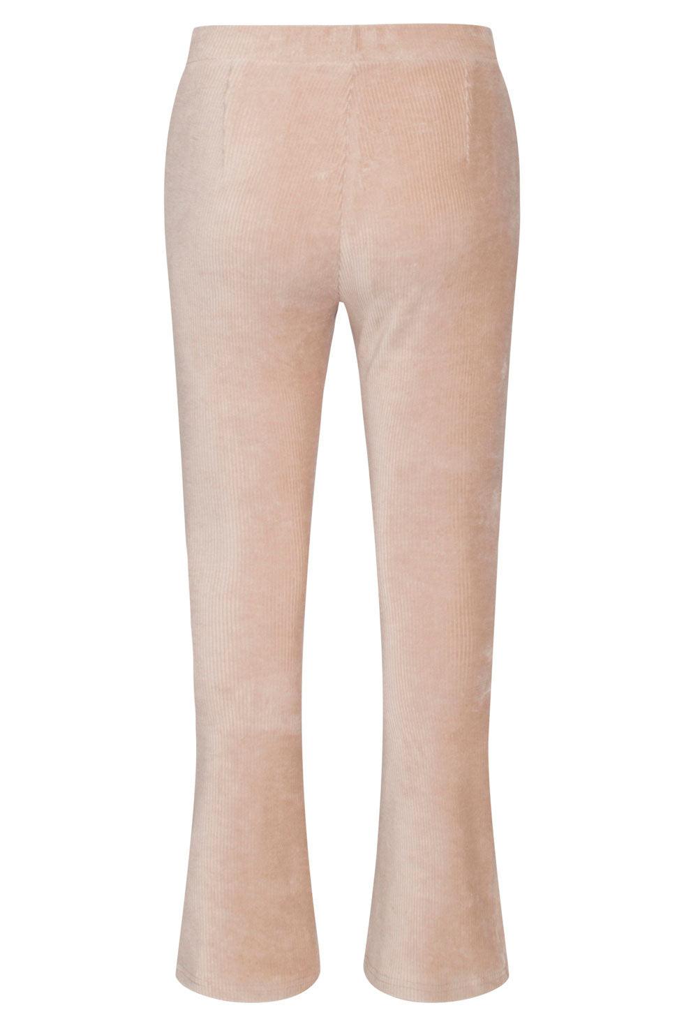 22606 Stretch Broek Rib Beige