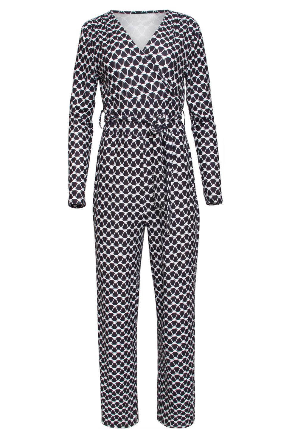 22654 Smashed-Lemon Jumpsuit Stretch Grafische Print