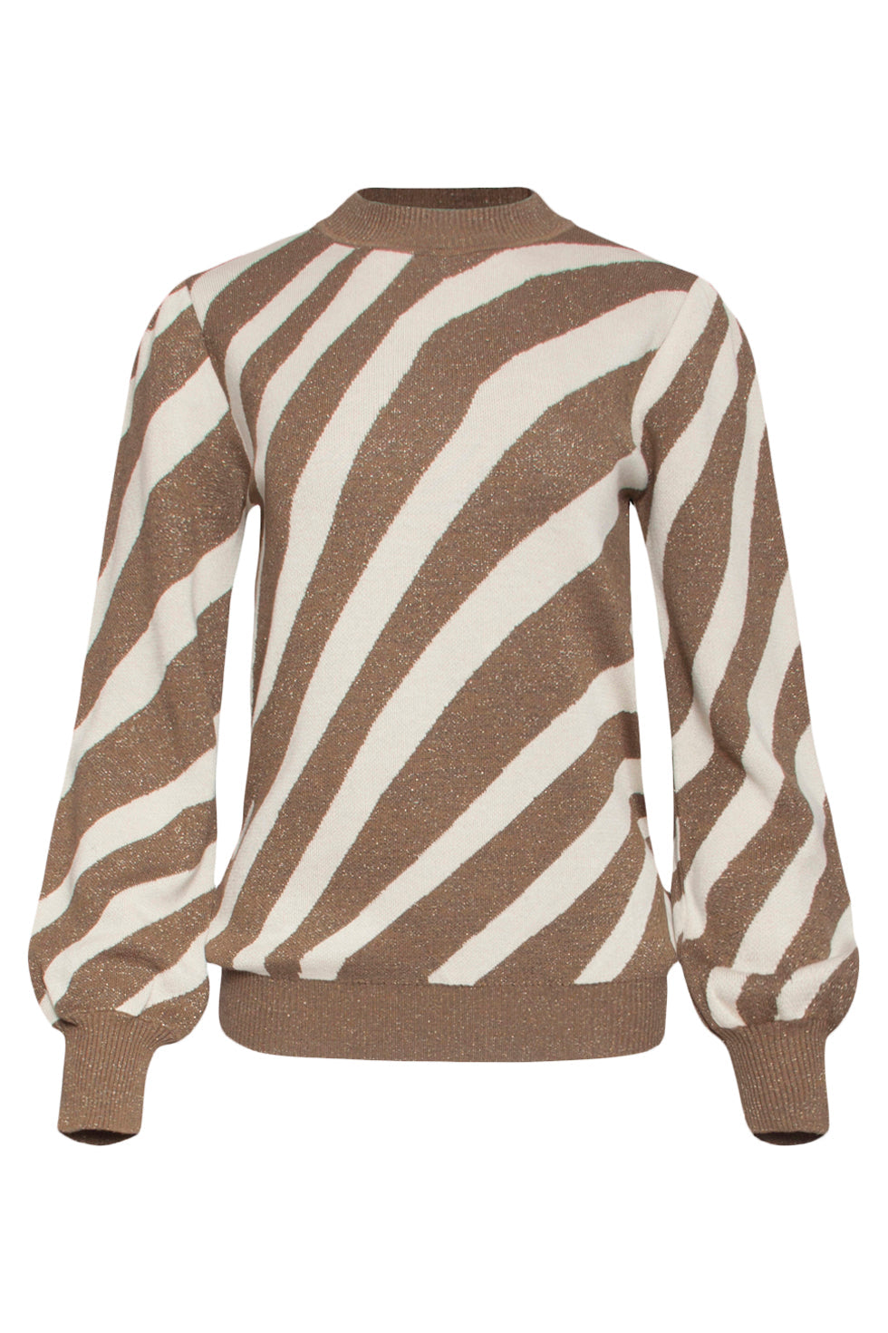 22750 Zebra Trui Pofmouw Lurex