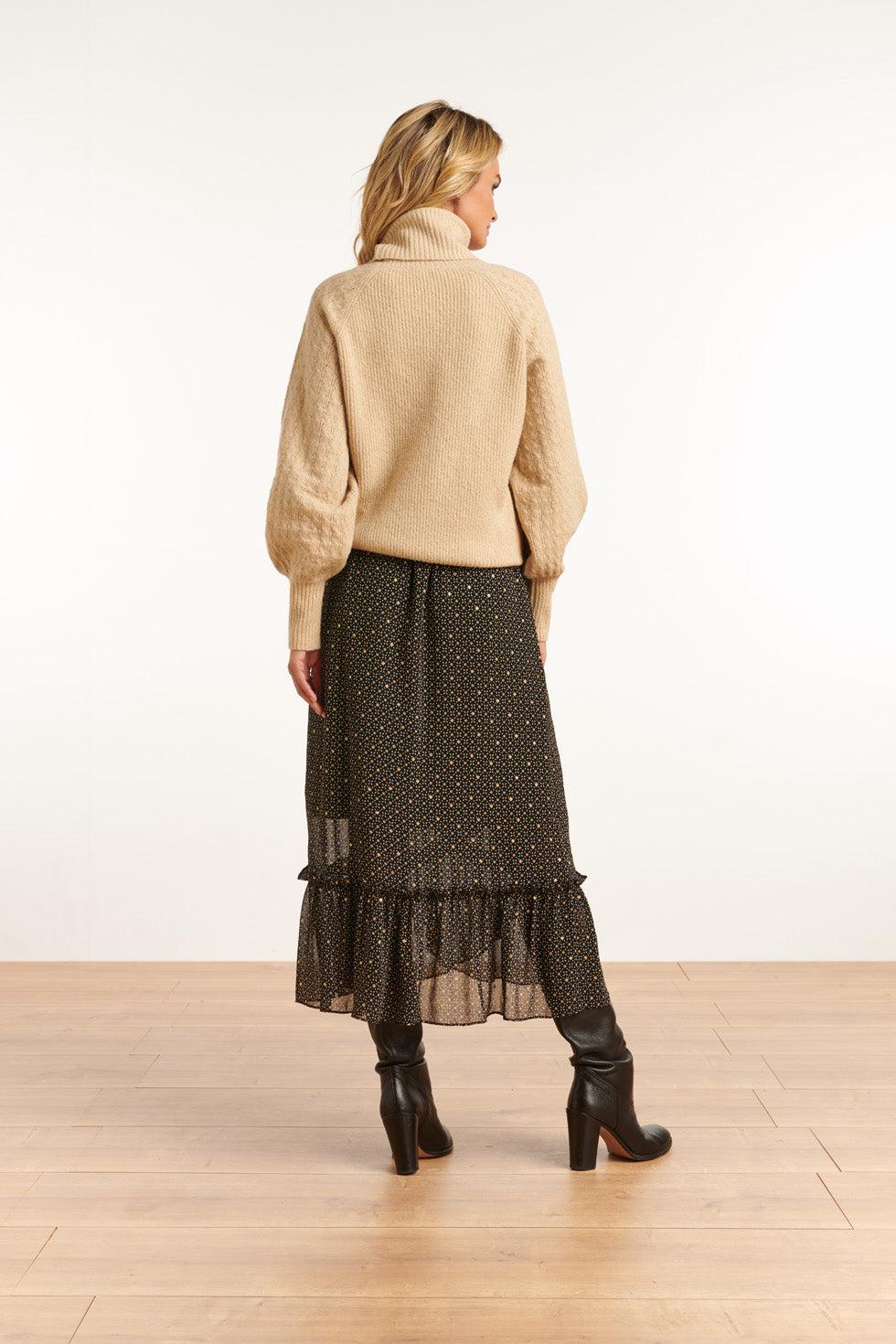22852 Coltrui Met Pofmouwen En Lurex