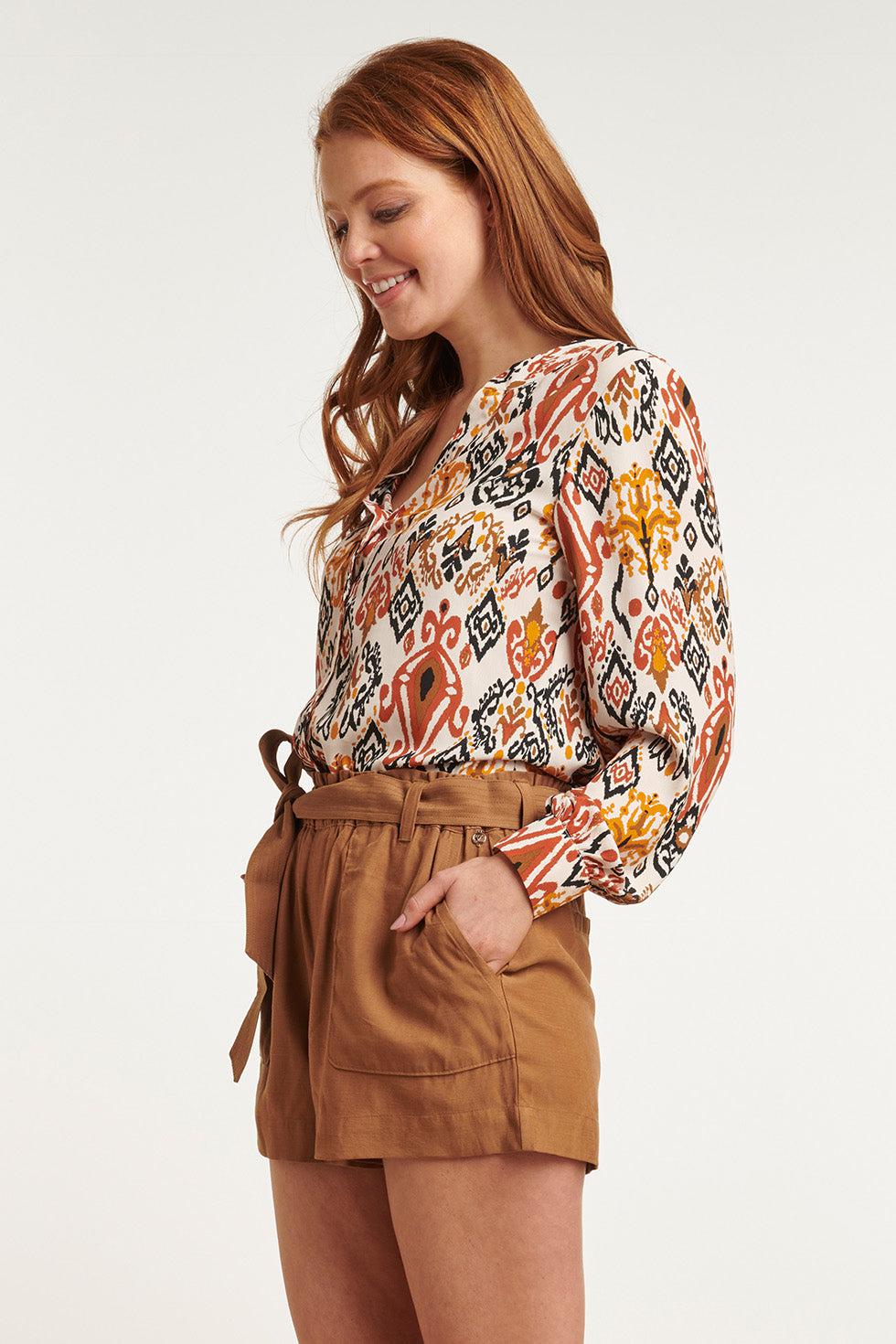 23030 Bloesje Dames Met Lange Mouwen Voor Vrouwen | Muticolour