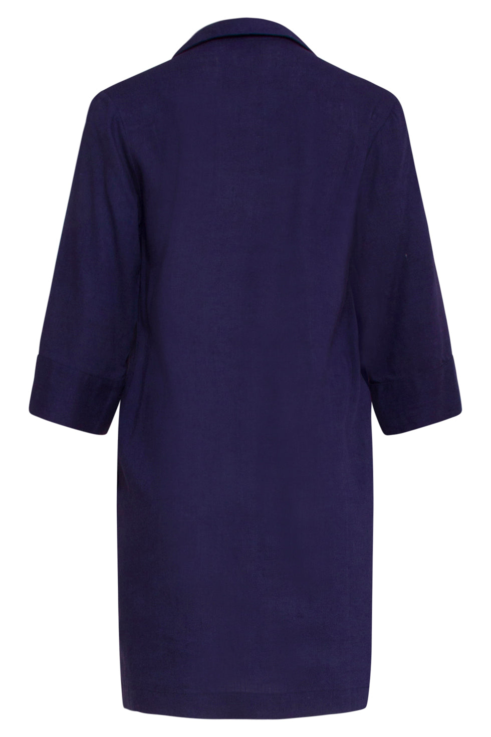23080-675 Zomerse Kraag Naar Beneden Vrouwenjurk | Navy