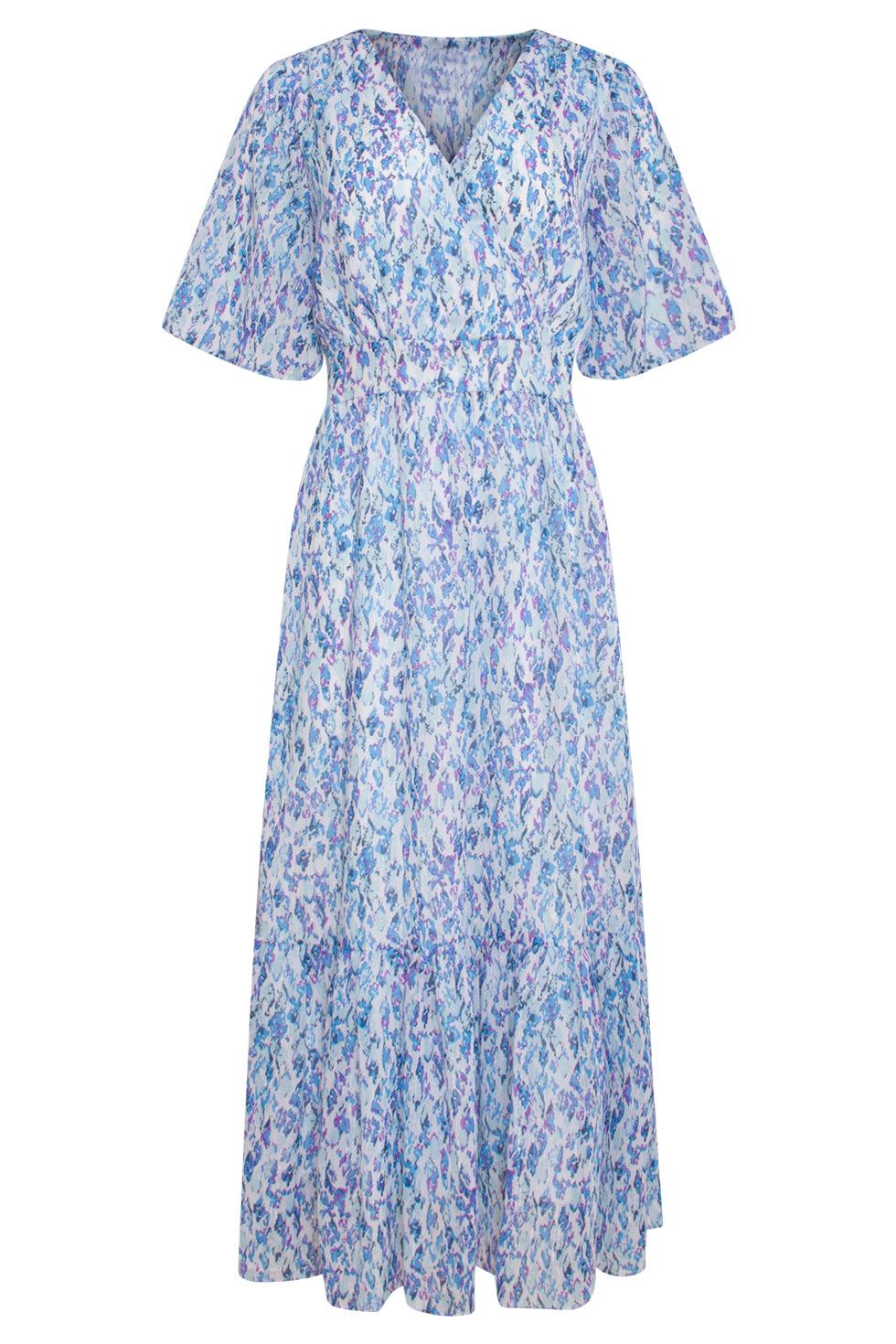 23310 Zomerjurk Met Grafische Print- | White - Muticolour