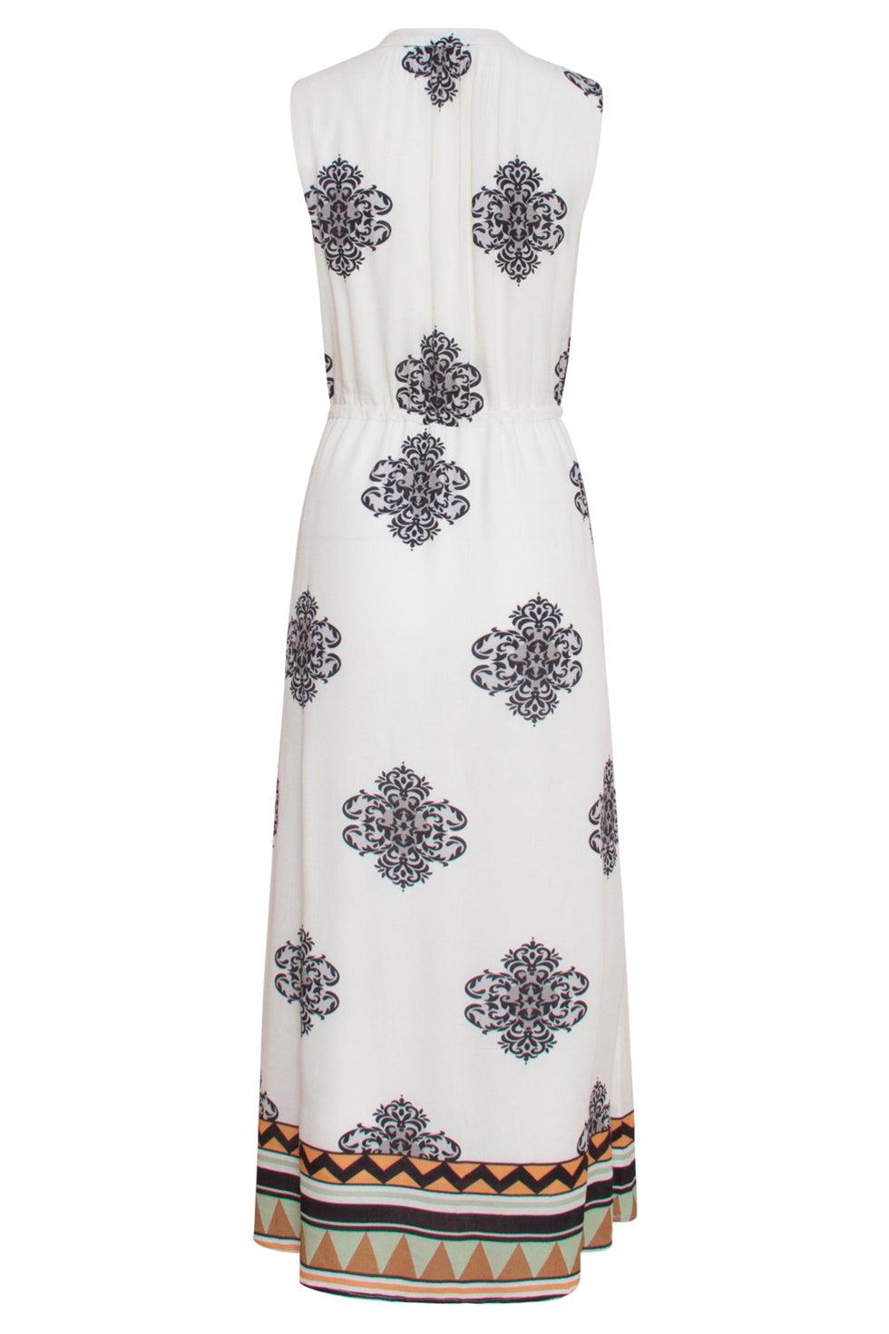 23334 Zomerjurk Met Ornament Print | Muticolour