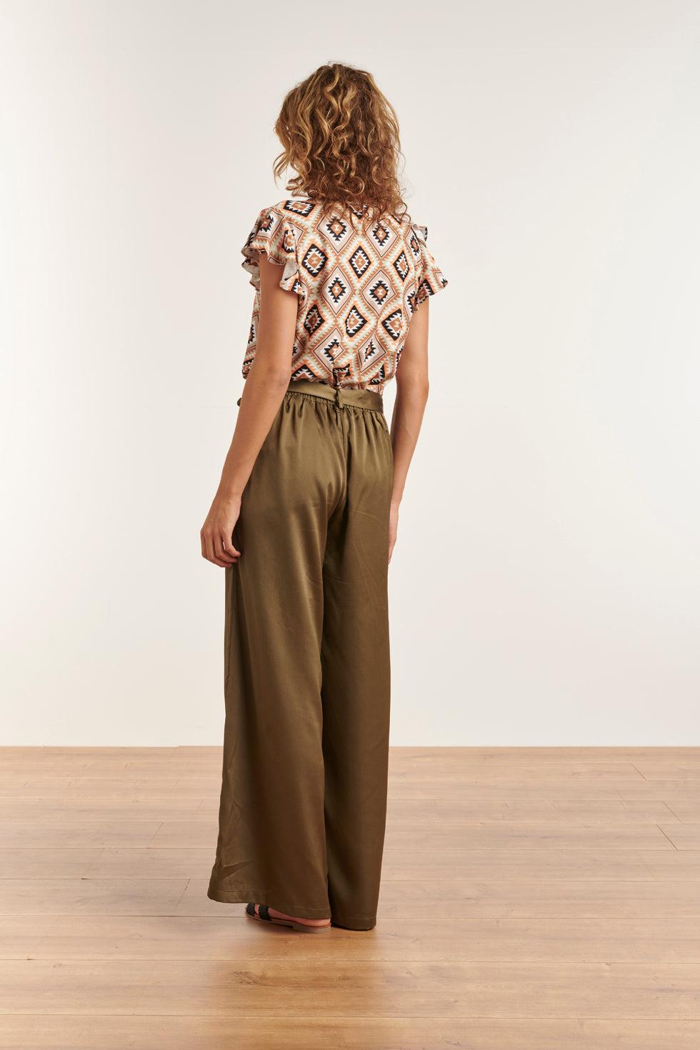 23336 Zomer Top Met Grafische Print | Muticolour