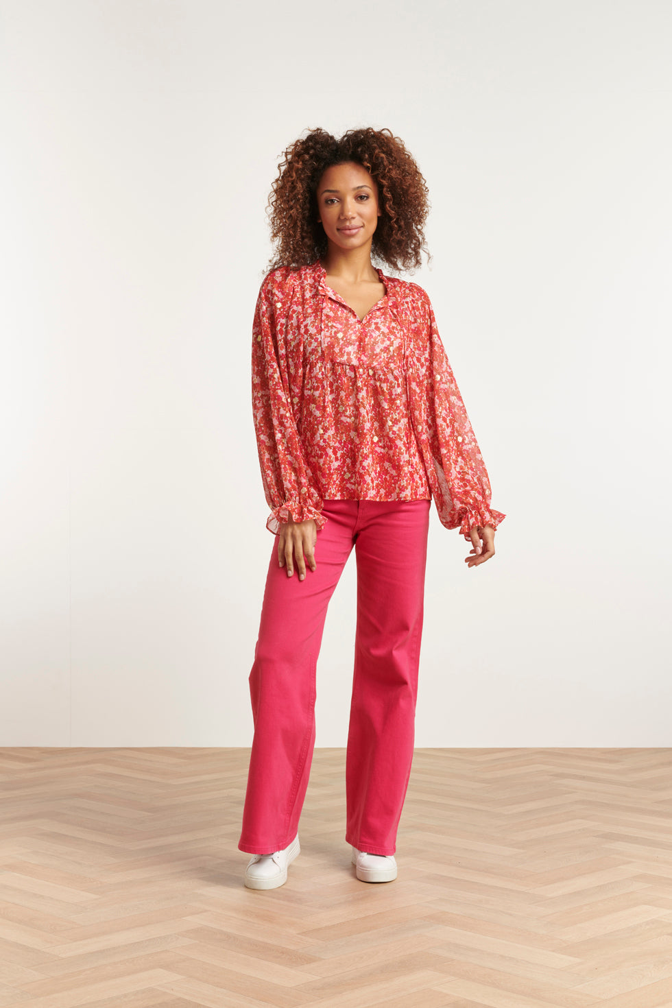 23503 - Dames Top Ditsy Bloemenprint | Muticolour