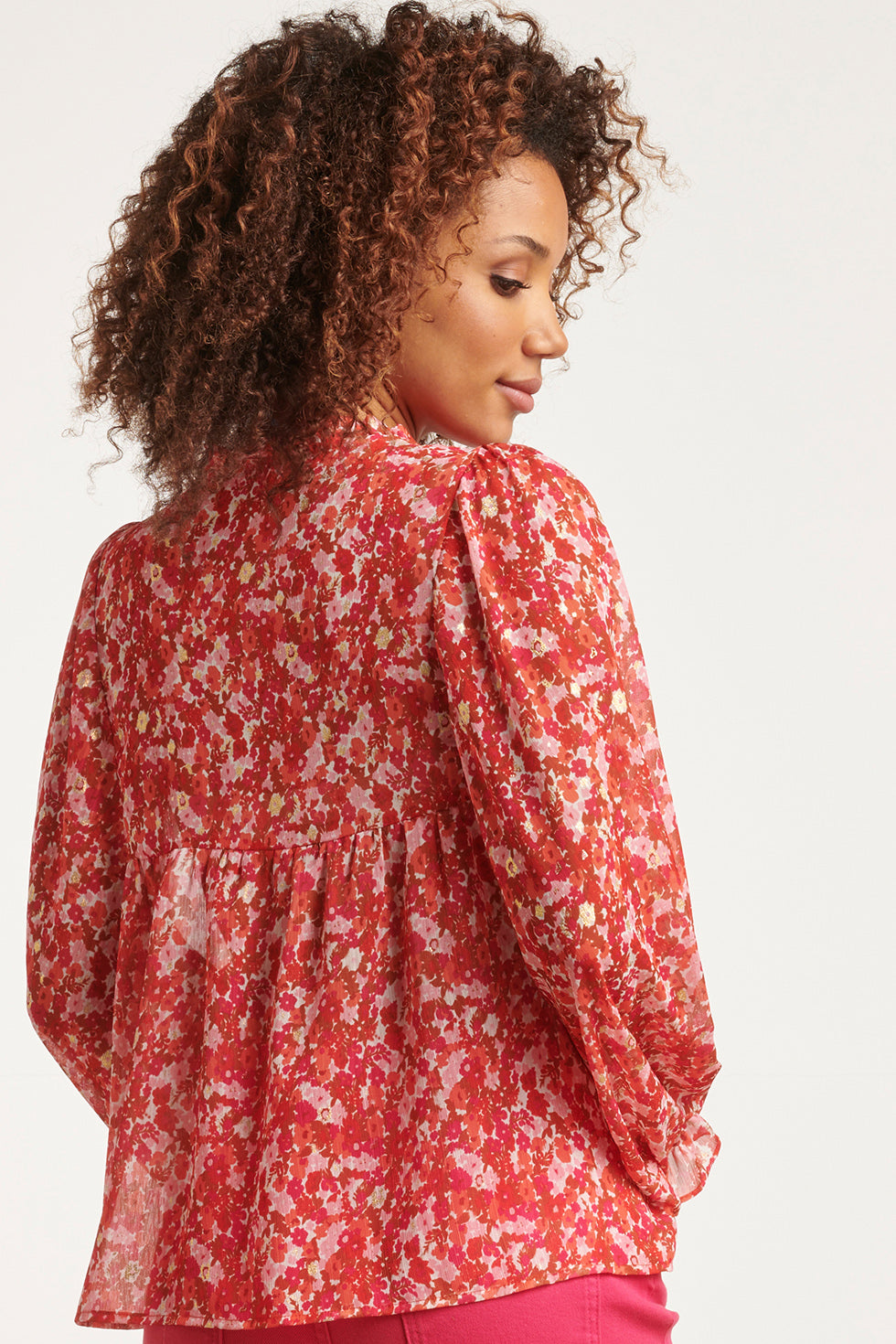 23503 - Dames Top Ditsy Bloemenprint | Muticolour