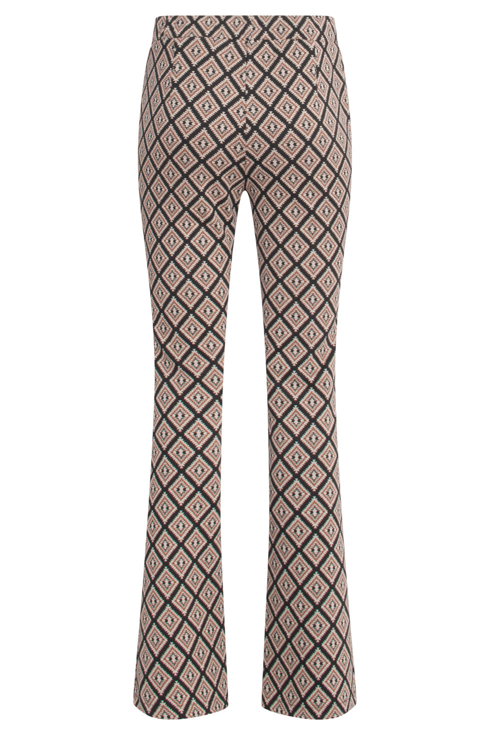 23520 Dames Retro LeggingAztec Print | Black - Muticolour