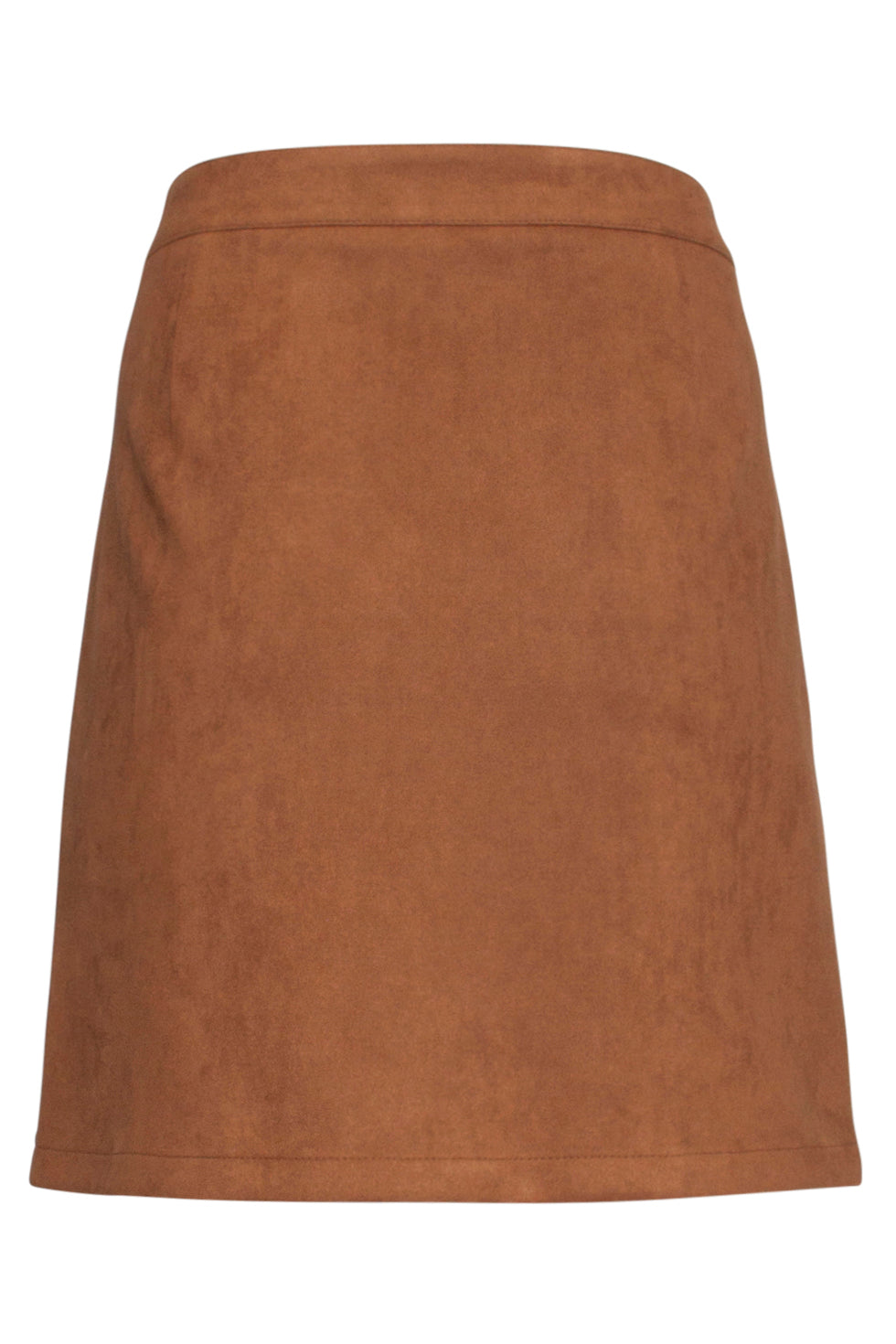 23590 E Suède Look Knoop Rok | Brown