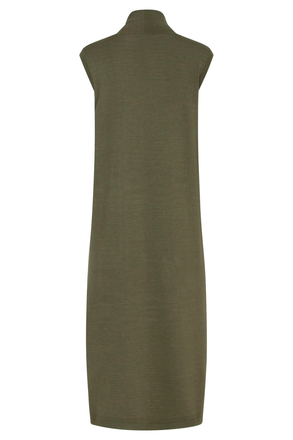 23601 Stijlvolle Mouwloze CardiganArmy Green | Army