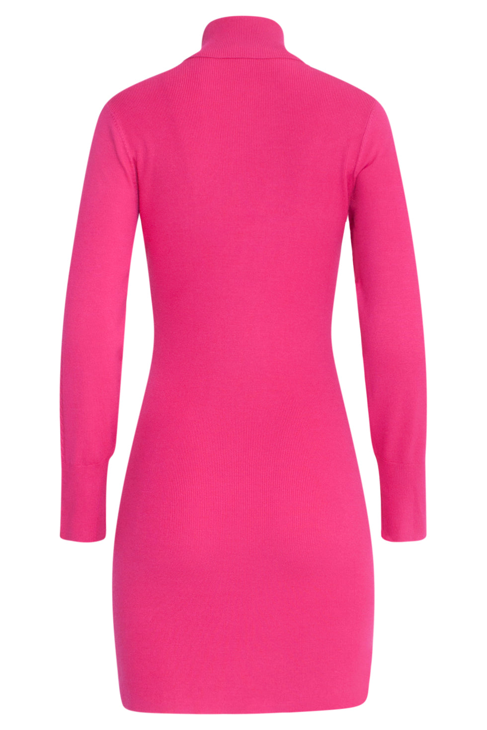 23602 Stijlvolle Aansluitende Coltrui Jurkfel | Fuchsia