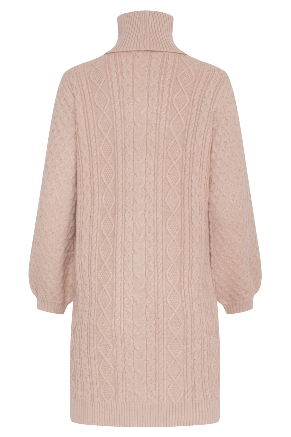 23603 Oversized Coltrui Jurk Met PofmouwenZacht | Sand