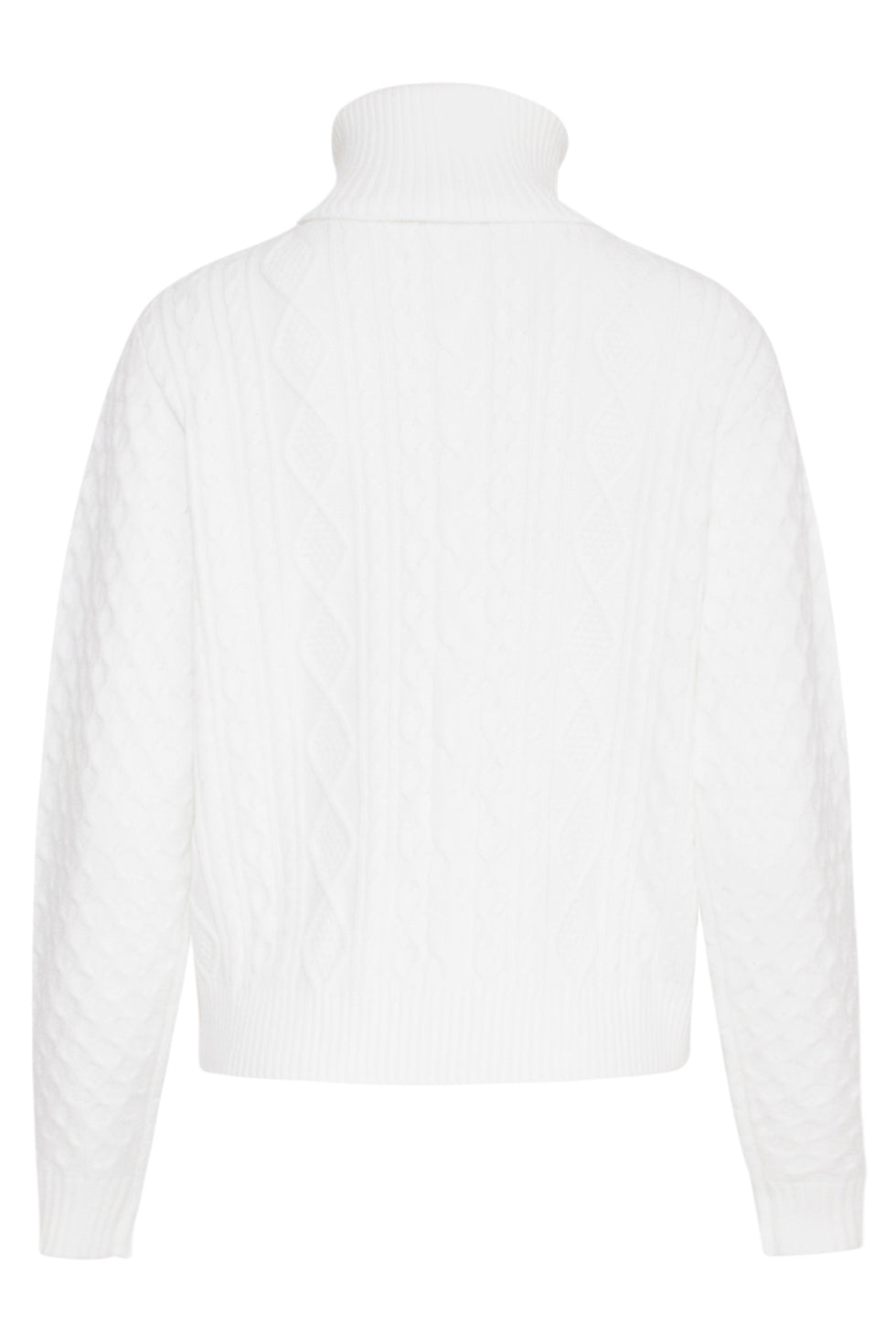 23604 Getextureerde Gebreide Coltrui | Off White