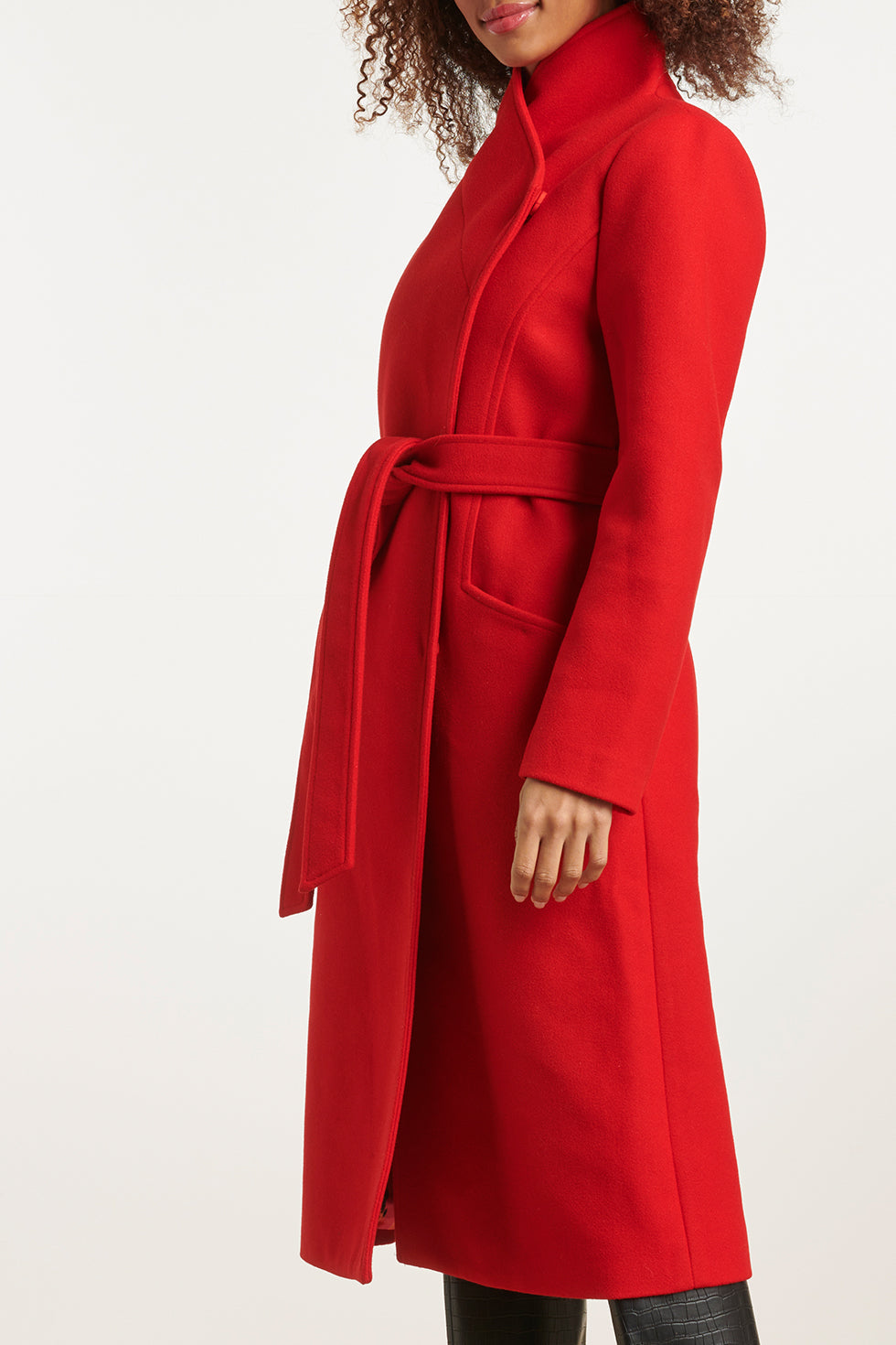 23617 Dames Lange Jas | Red
