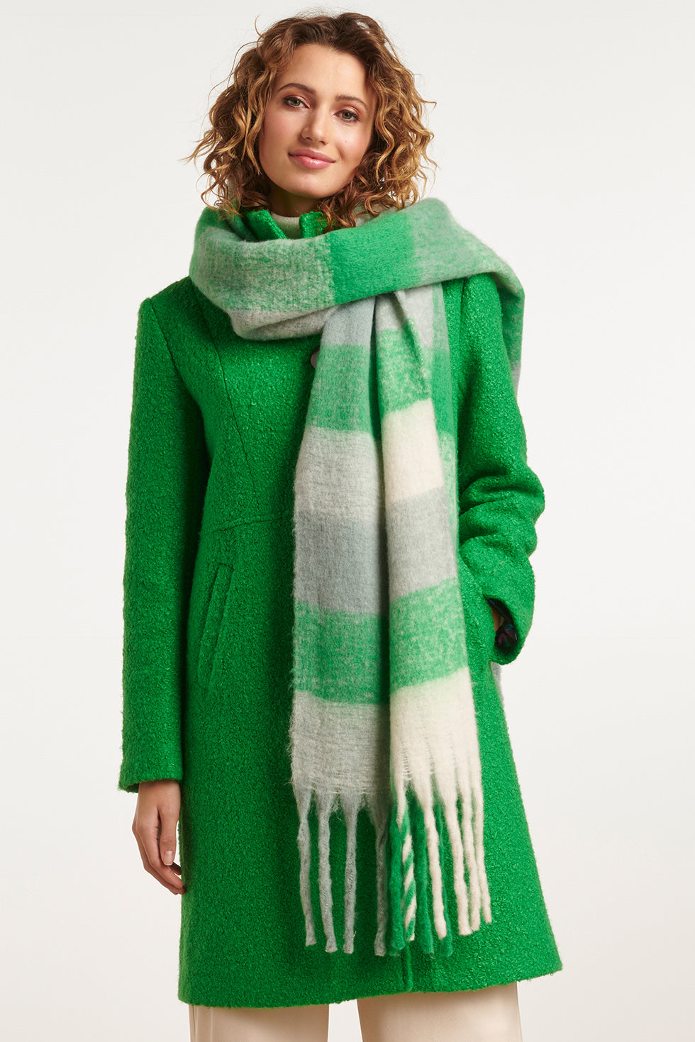 23624 Boucle Damesjas | Green
