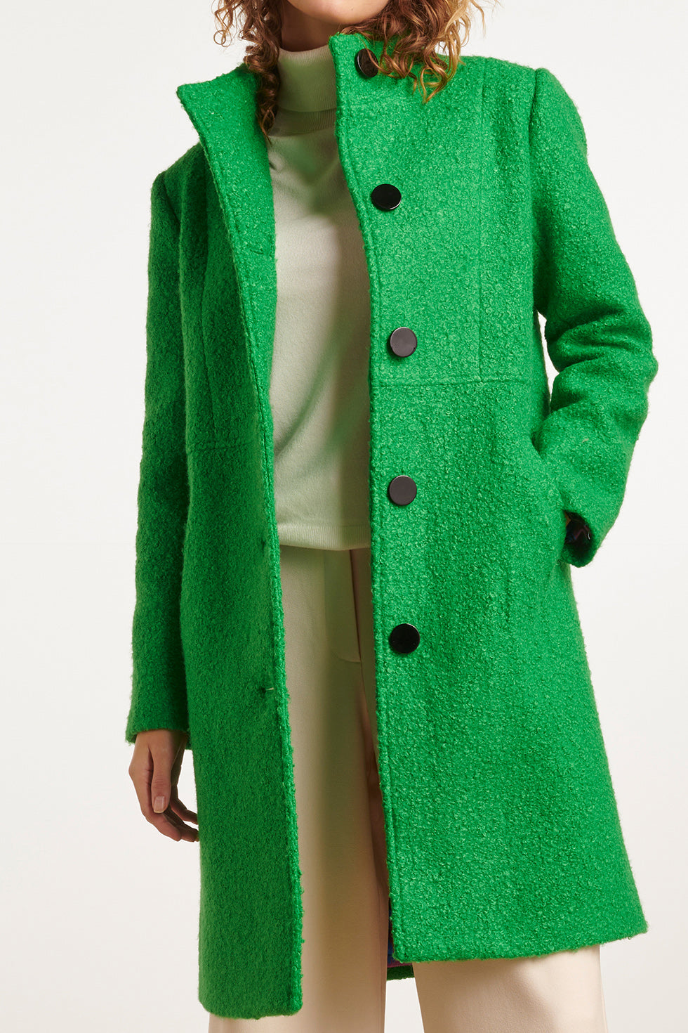 23624 Boucle Damesjas | Green