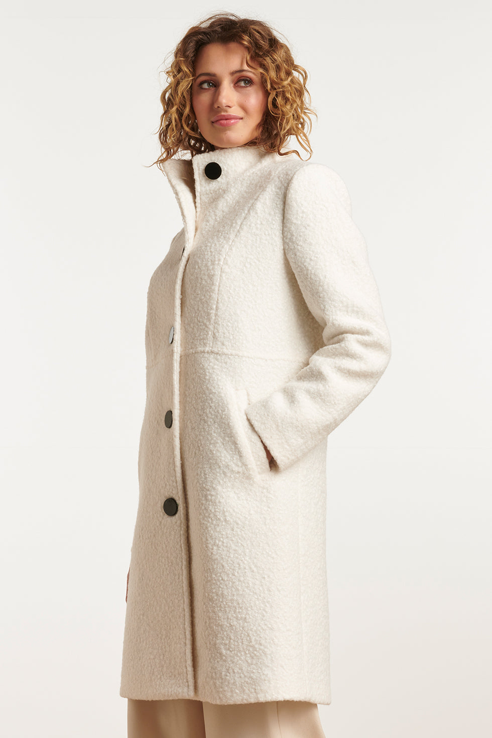23624 te Boucle Damesjas | White