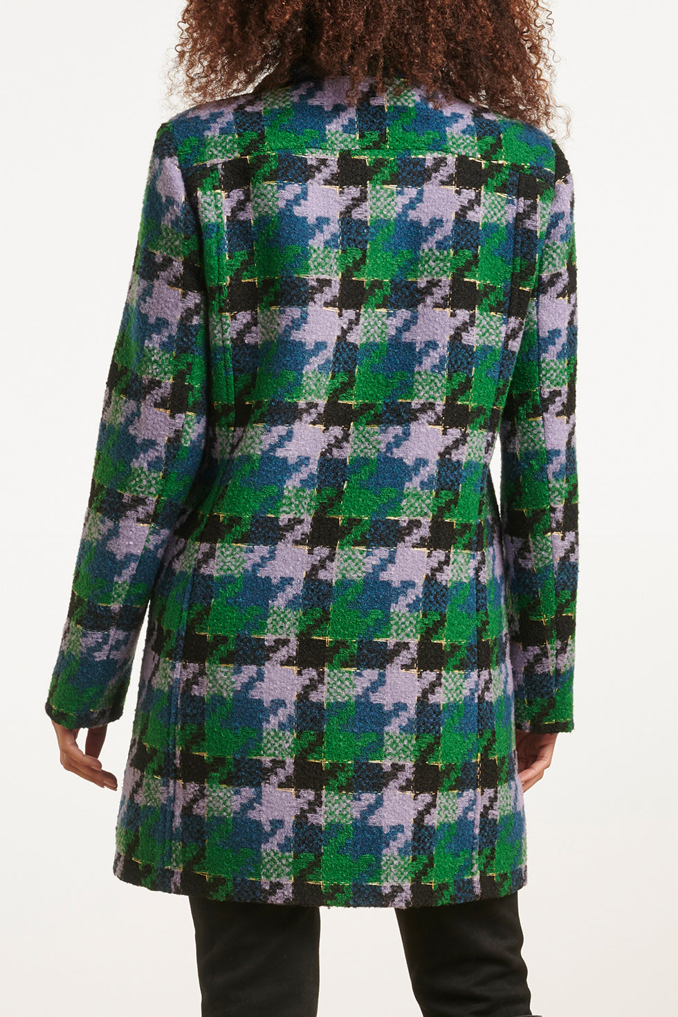 23633 DamesjasMulti Pied-De-Poule Print | Muticolour