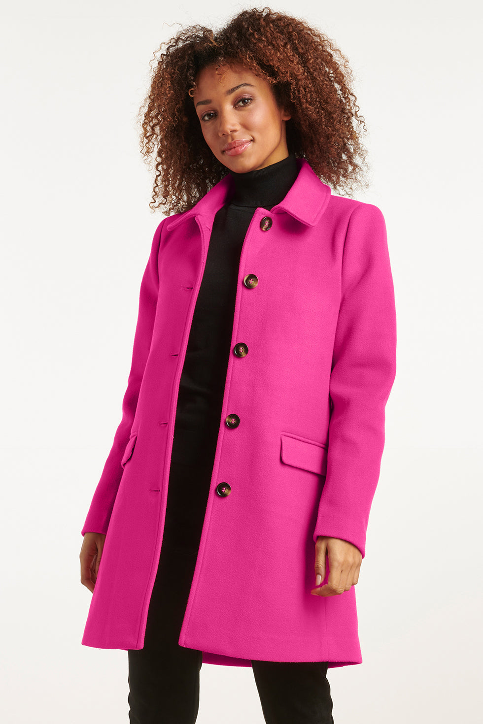 23635 Damesjas Aansluitendfuchsia | Fuchsia
