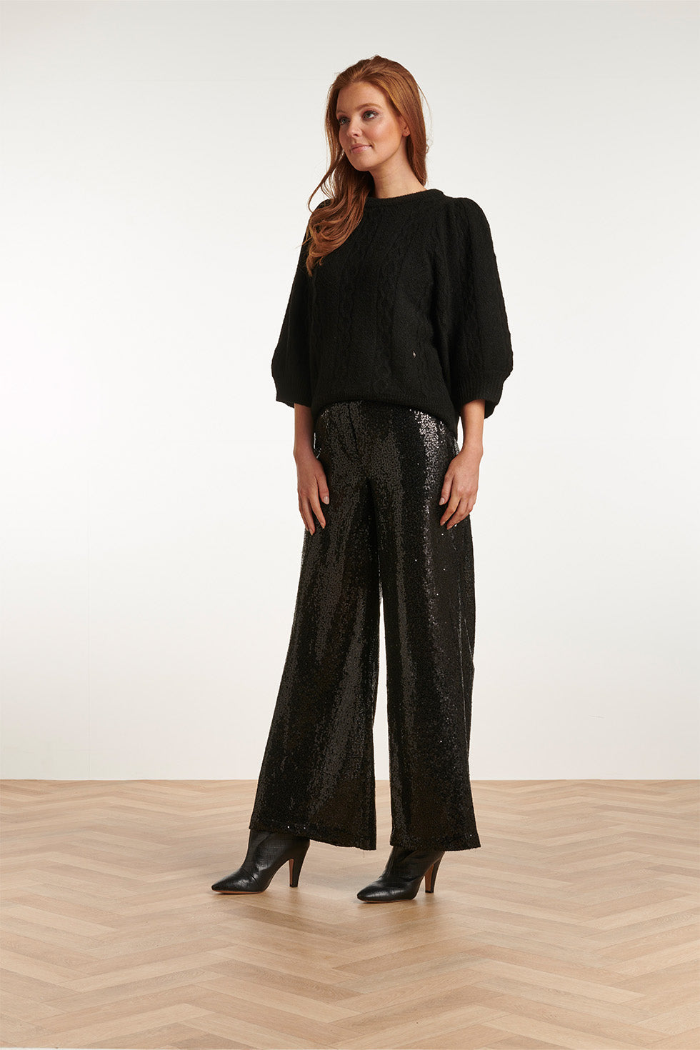 23739-999 E Glitter Broek Voor Dames | Black