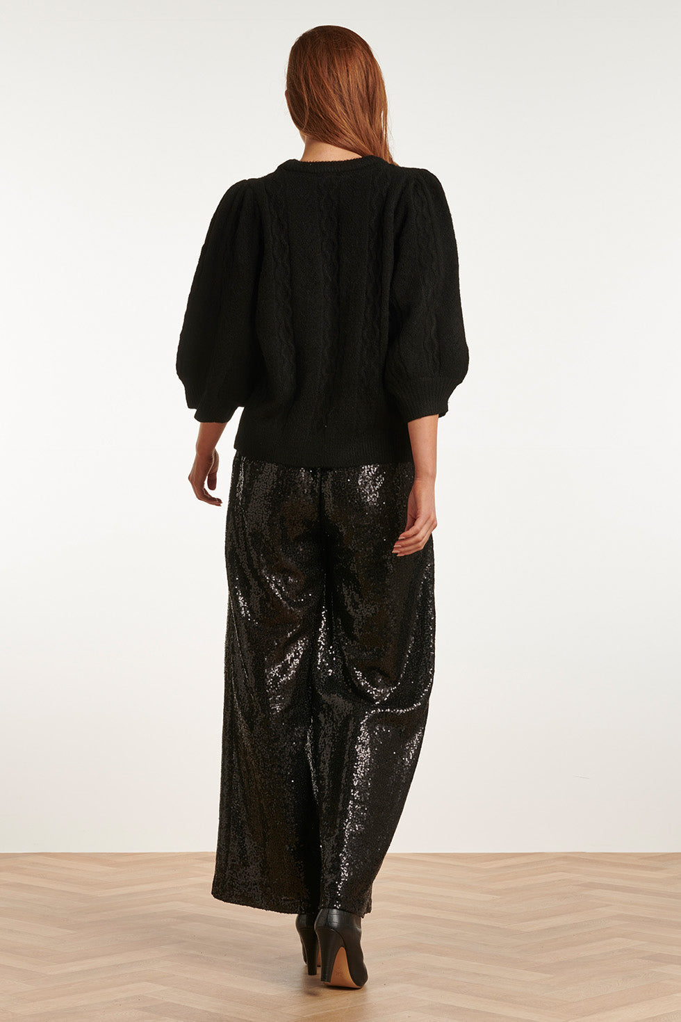 23739-999 E Glitter Broek Voor Dames | Black