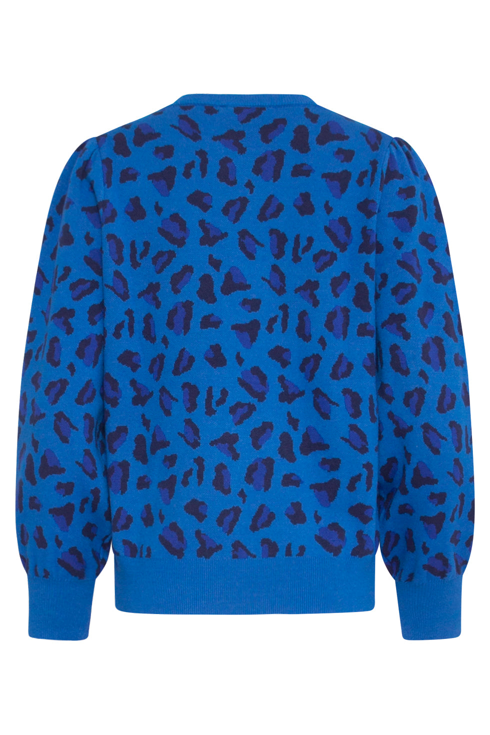 23834 Dierenprint TopKobalt Met Ronde Hals | Cobalt