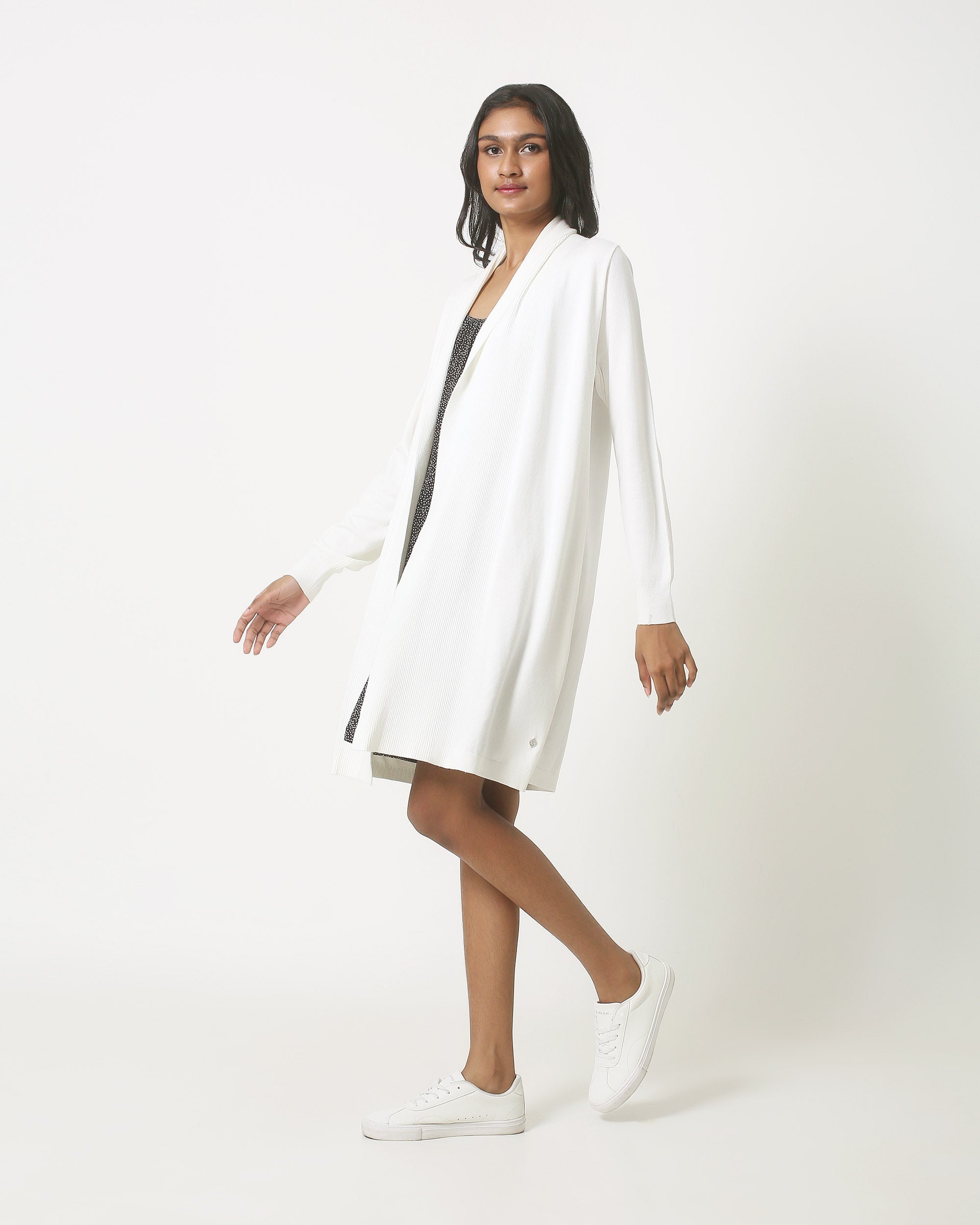 23850 Herfst/Winter Gebreid Viscose Vest | Off White