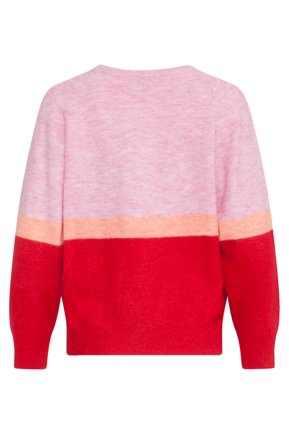 23853 Dames Top Met V-HalsStreepjesprint | Muticolour