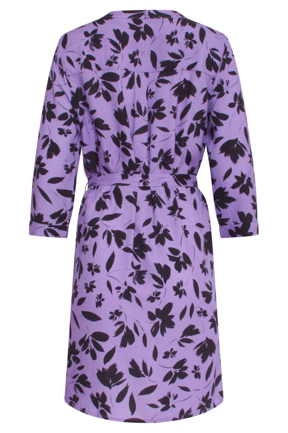 23854 Damesjurkbloemenprint | Purple