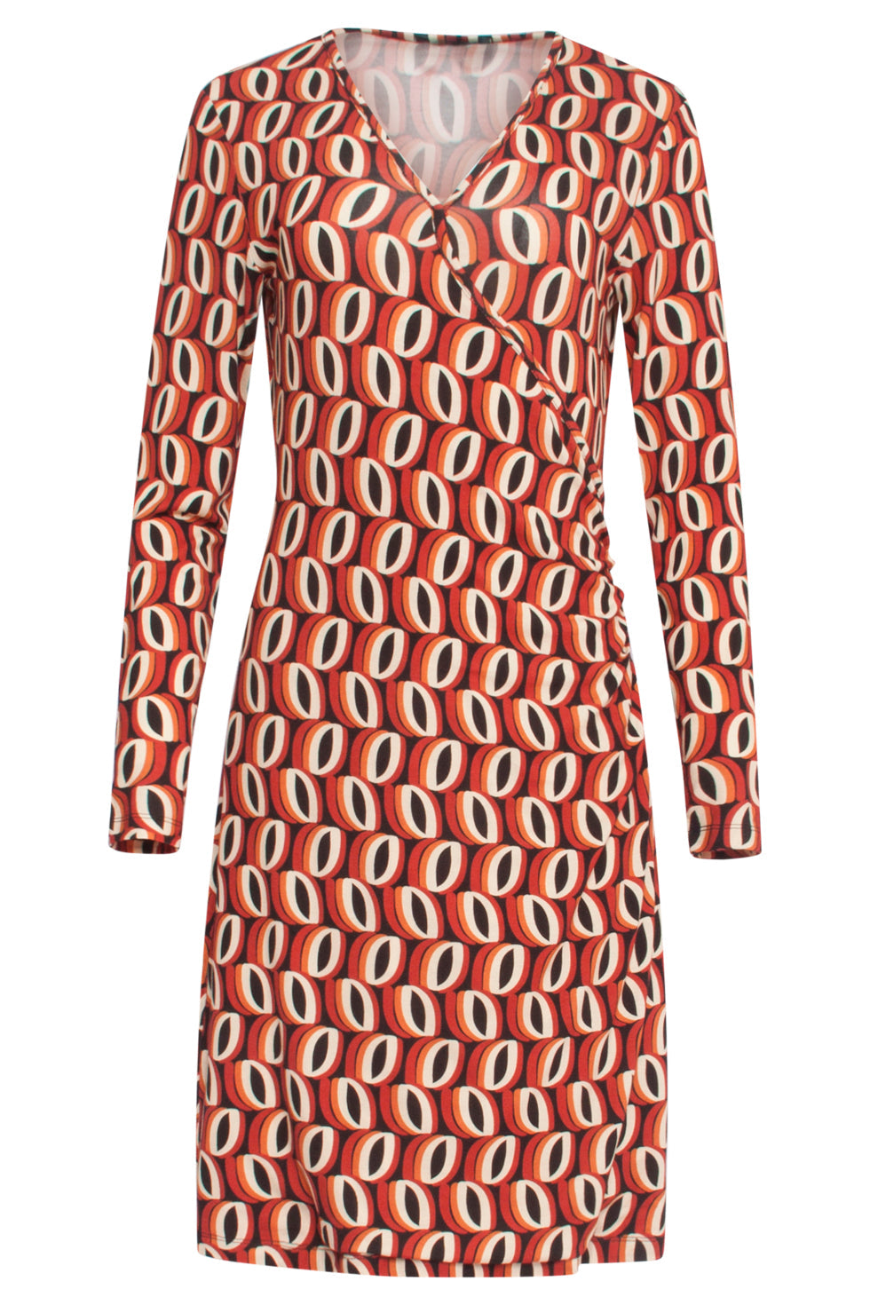 23859 Damesjurk Met Tribaalpatroon | Muticolour