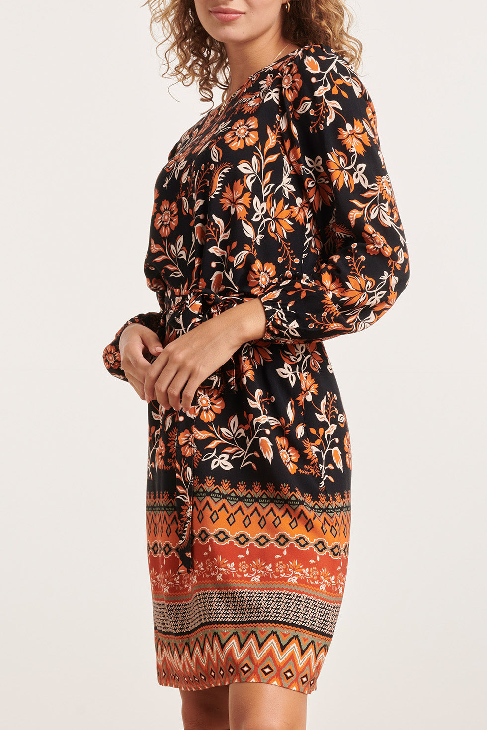 23861 Damesjurk Met Bloemenprint | Muticolour