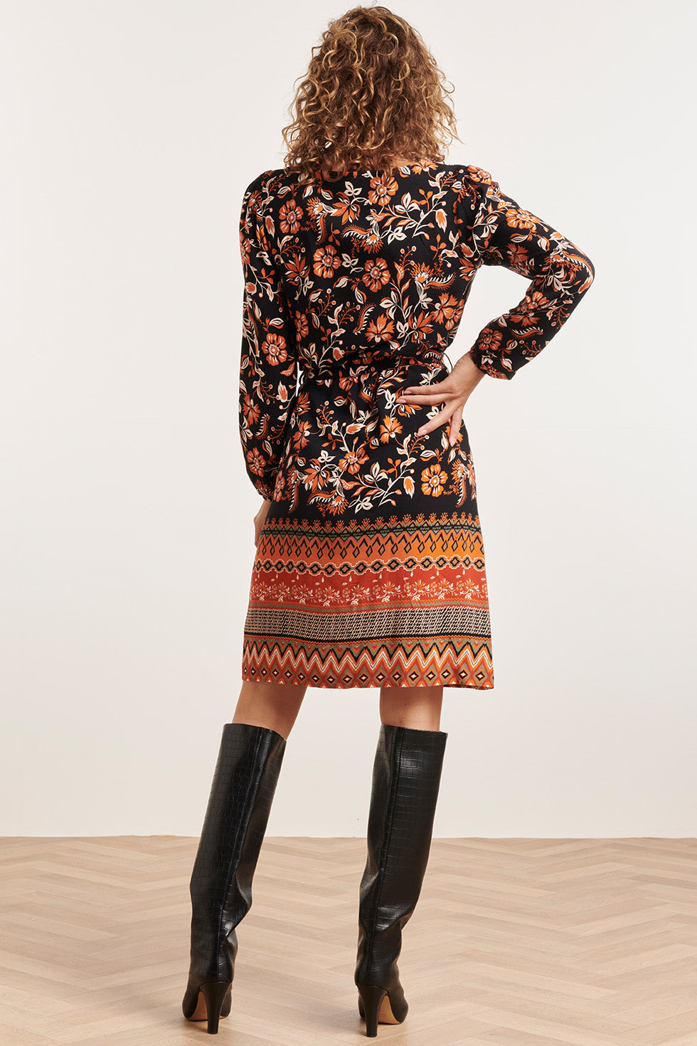 23861 Damesjurk Met Bloemenprint | Muticolour