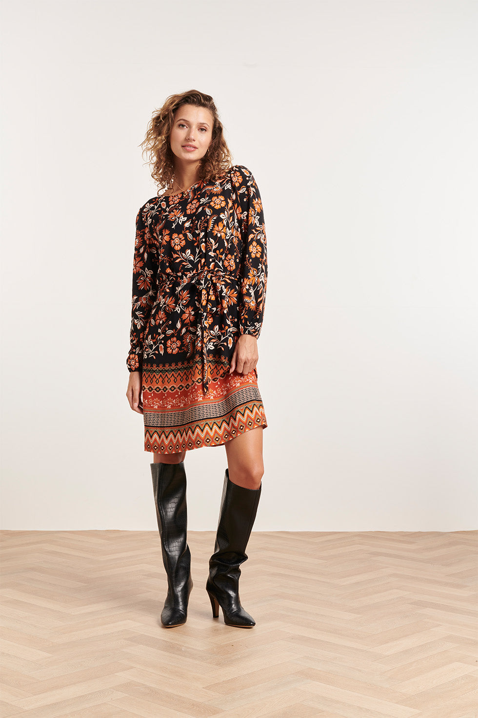 23861 Damesjurk Met Bloemenprint | Muticolour