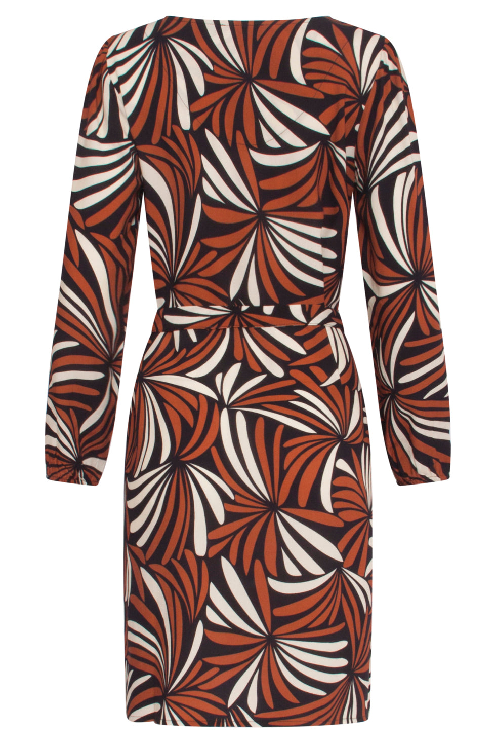 23864 DamesjurkBladerprint | Brown - Black