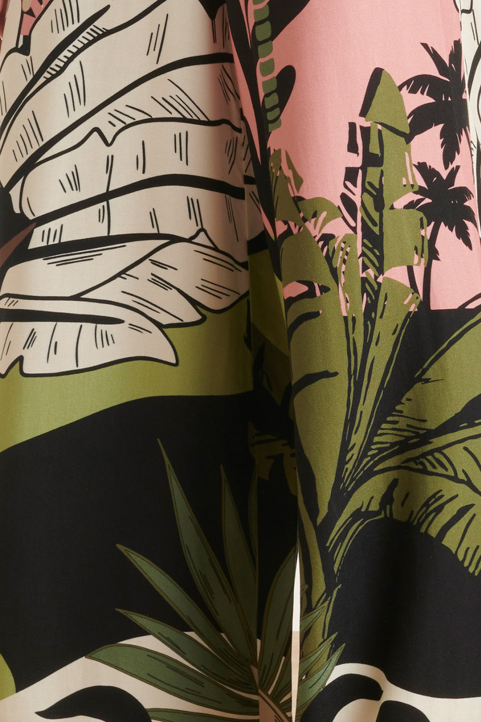 24047 Klassieke Zomerjurk | Black - Muticolour