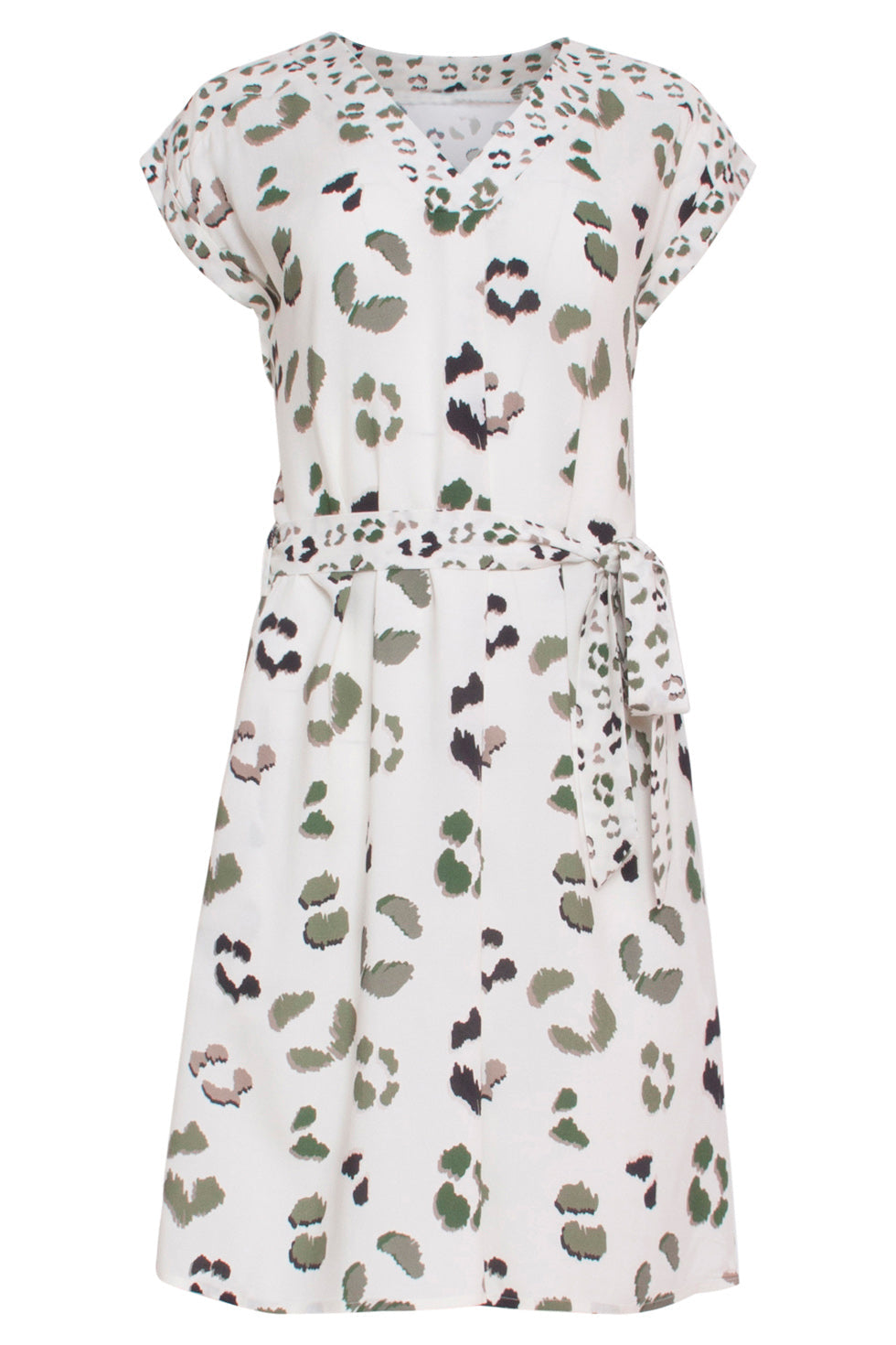 24065 Cheetah Print Jurk | Off-White-Army