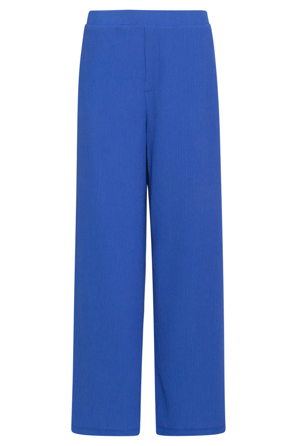 24084 Lange Wijde Pijpen Broek In Gedurfd Blauw