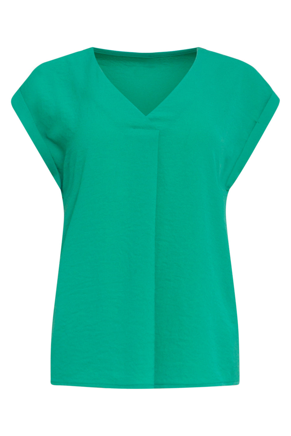 24089 Eenvoudige Losvallende Elegante Topkoud | Green