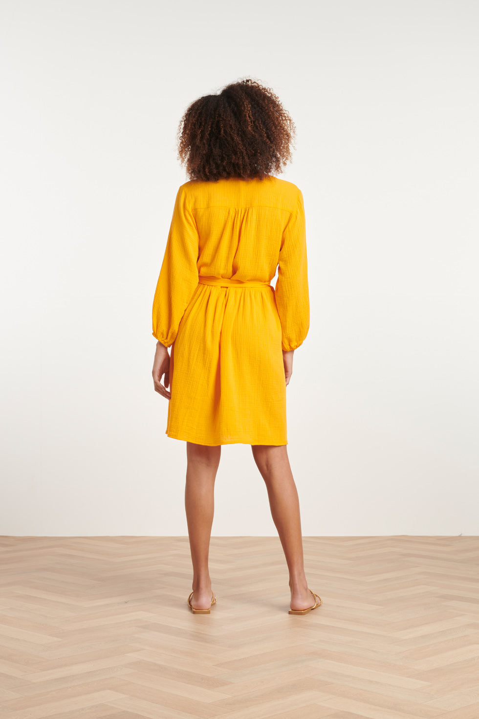 24091 Simpel Zomerjurkjewarm Zonnig Tetra | Yellow