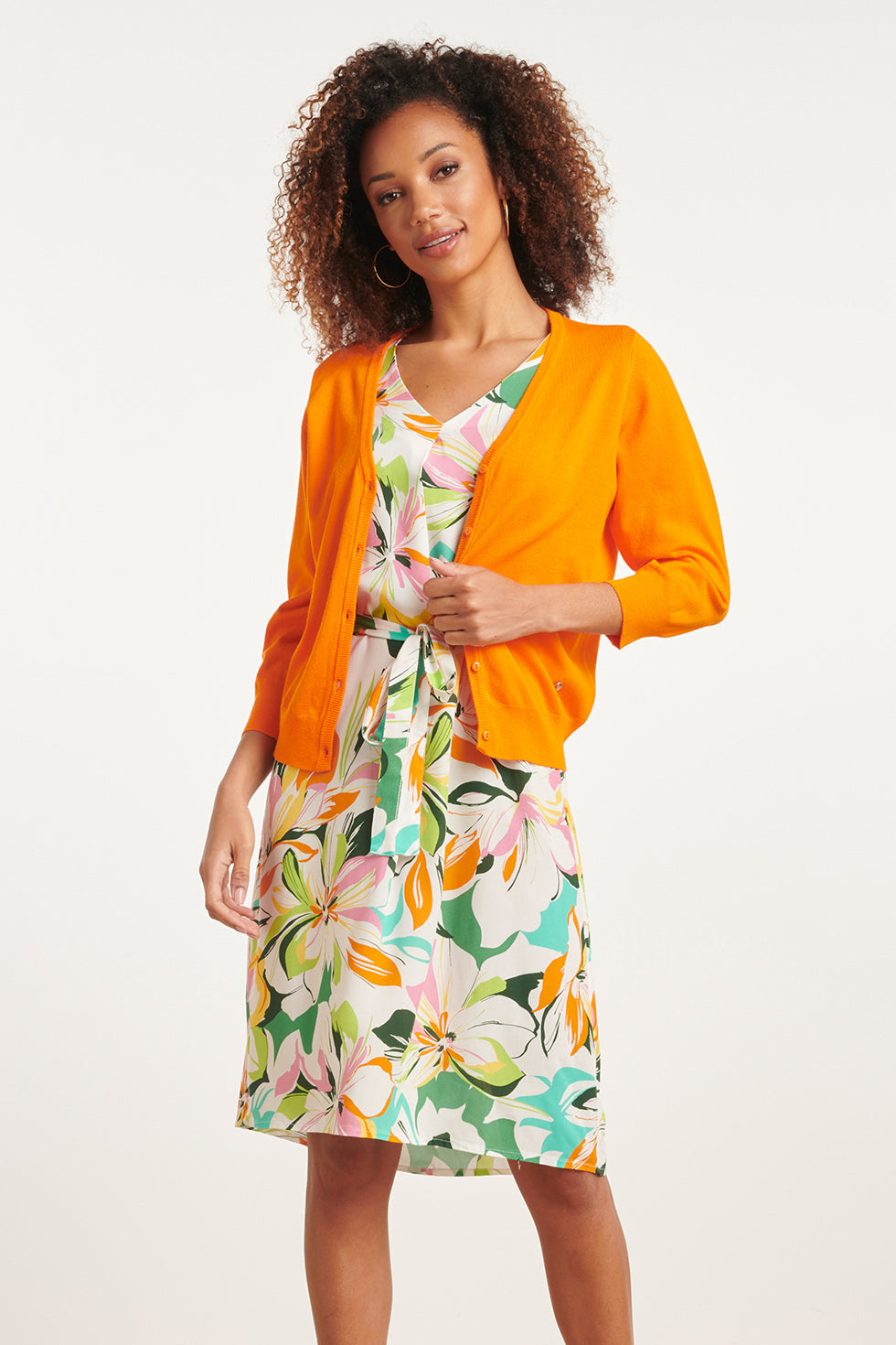 24119 Zacht Zomer Vest | Orange