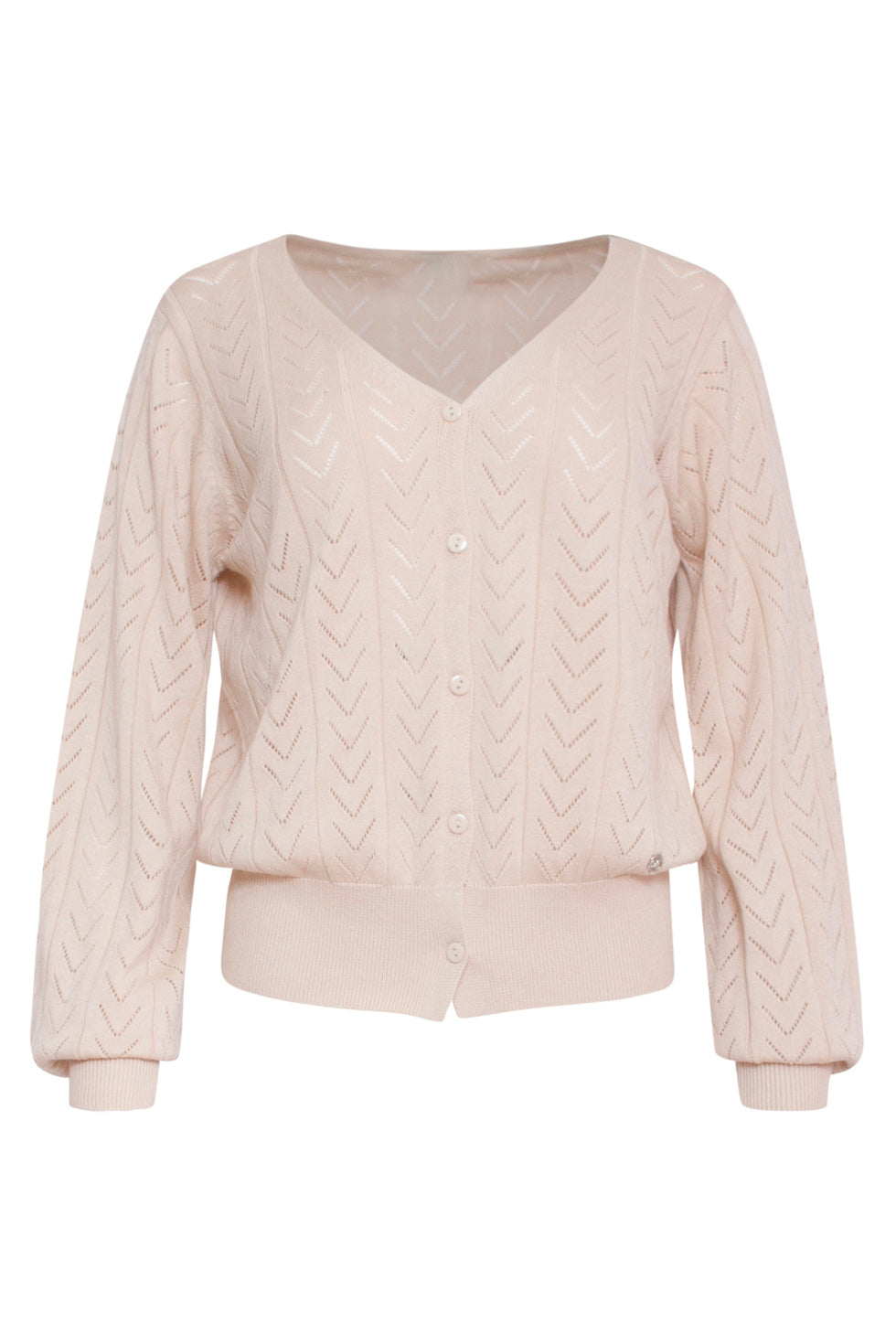 24120 E Losvallende Zomer Cardigan | Sand