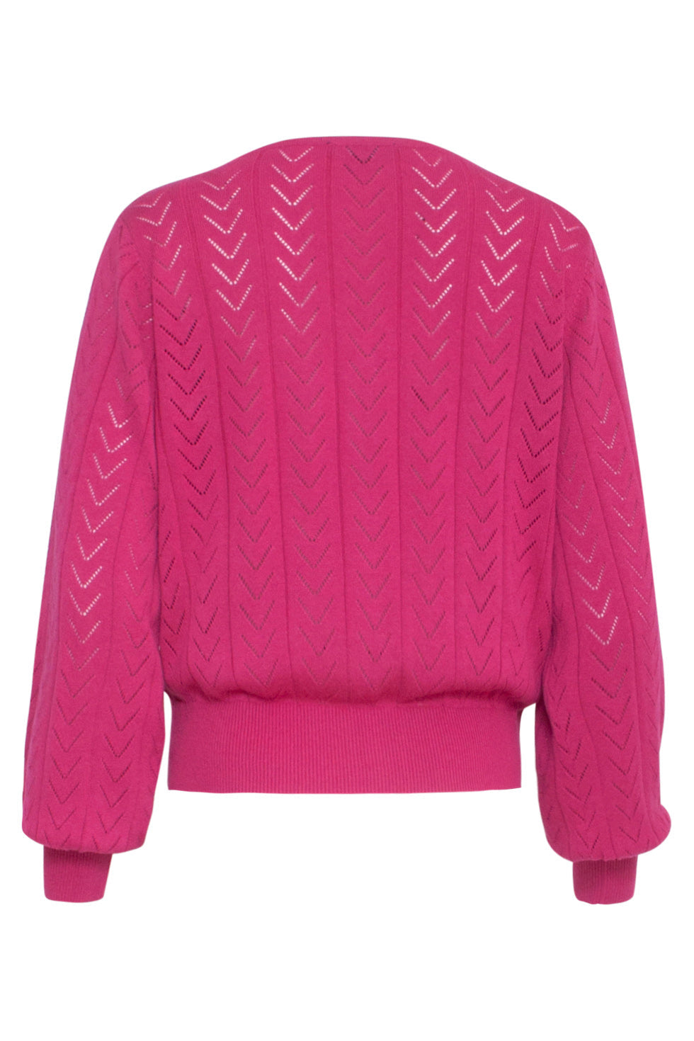 24120 Losvallende Zomer Cardigan | Fuchsia