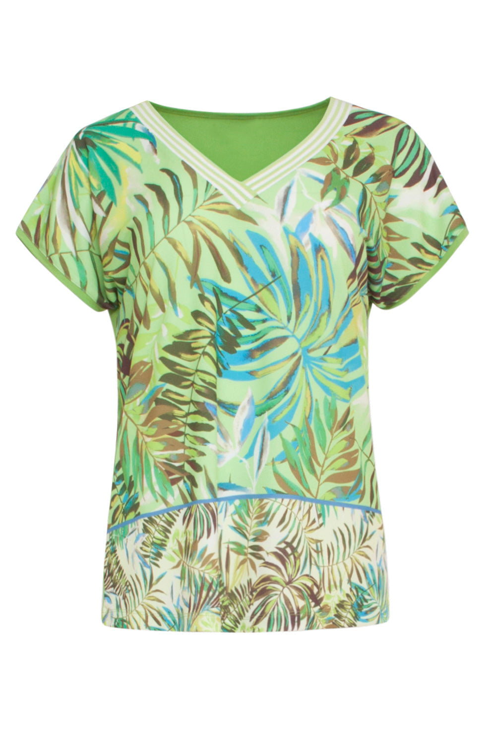 24146 Comfortabele Stretch Zomertop | Muticolour