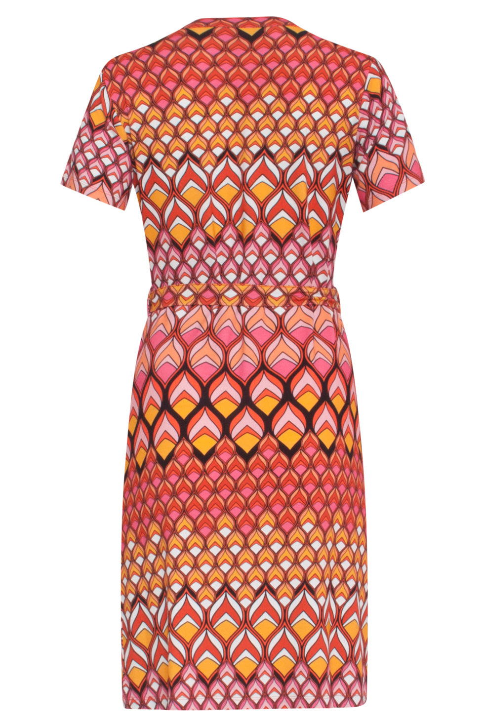 24153 Zomerjurk Met Retro Grafische Print | Muticolour