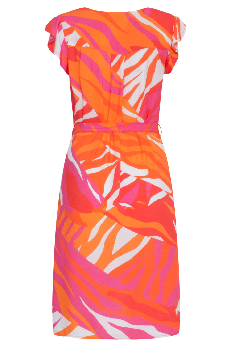 24157 Zomerjurk Met Speelse Wildprint | Muticolour